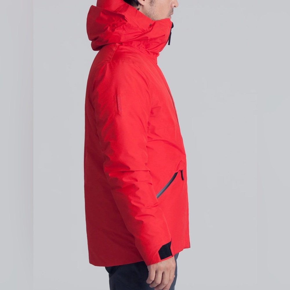 Aether Crest Down Jacket - Red Ski Jacket Medium - image 3